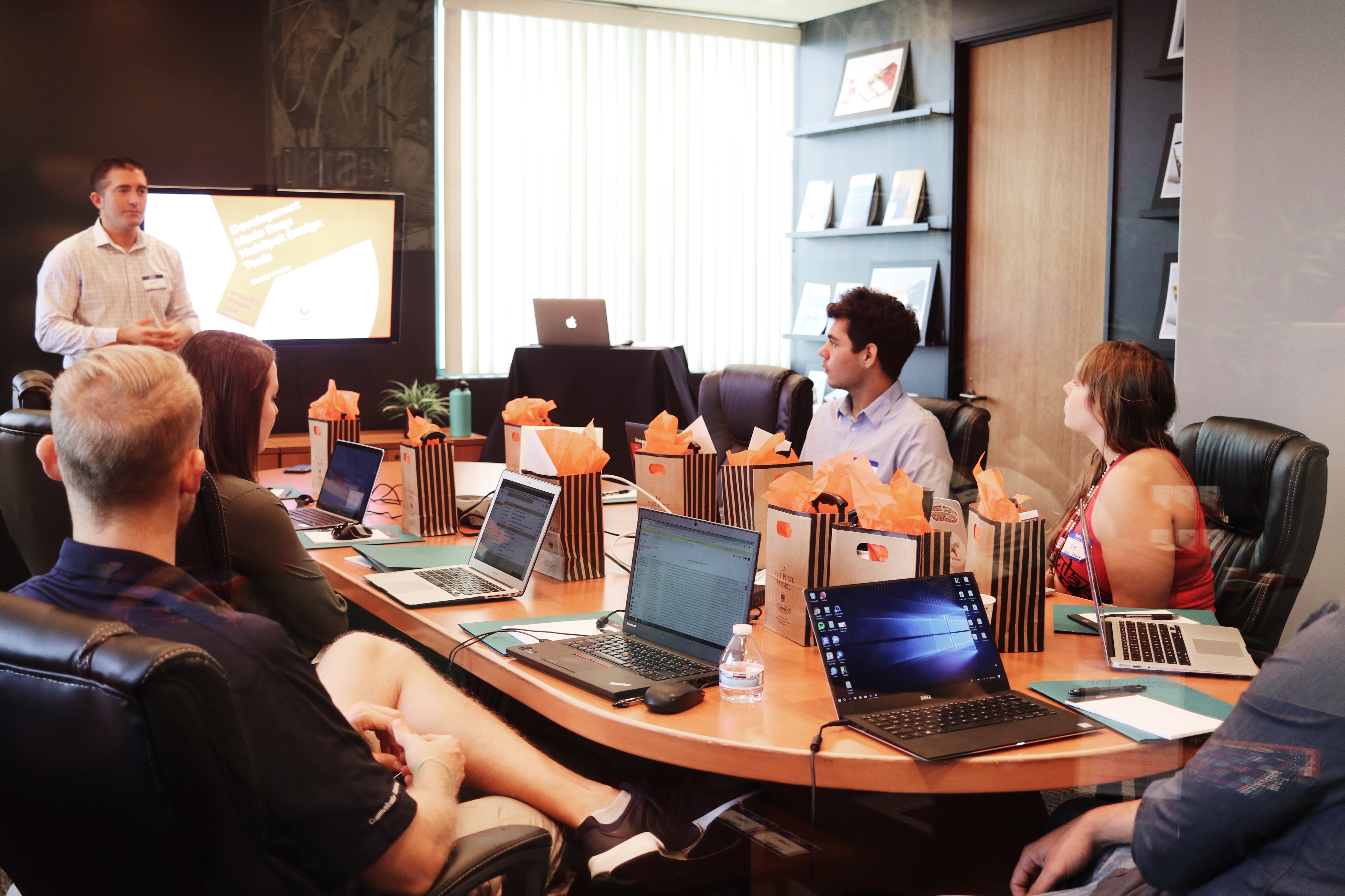 conference room presentation